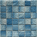 Mix blue swimming pool ceramic mosaic wholesale blue white ceramic pool tiles